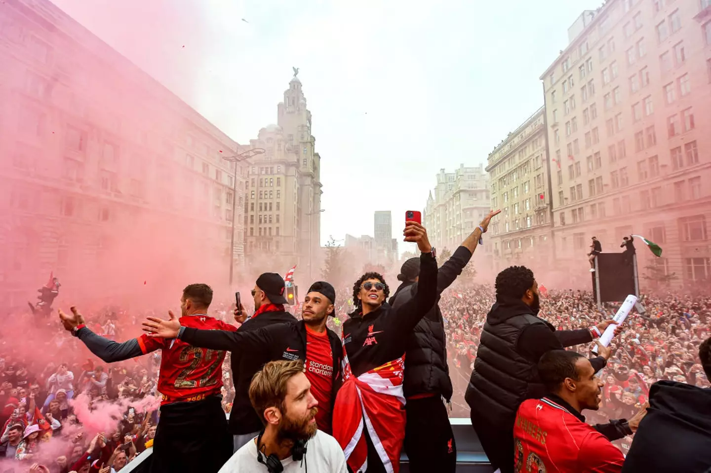 Scenes from the last Liverpool parade