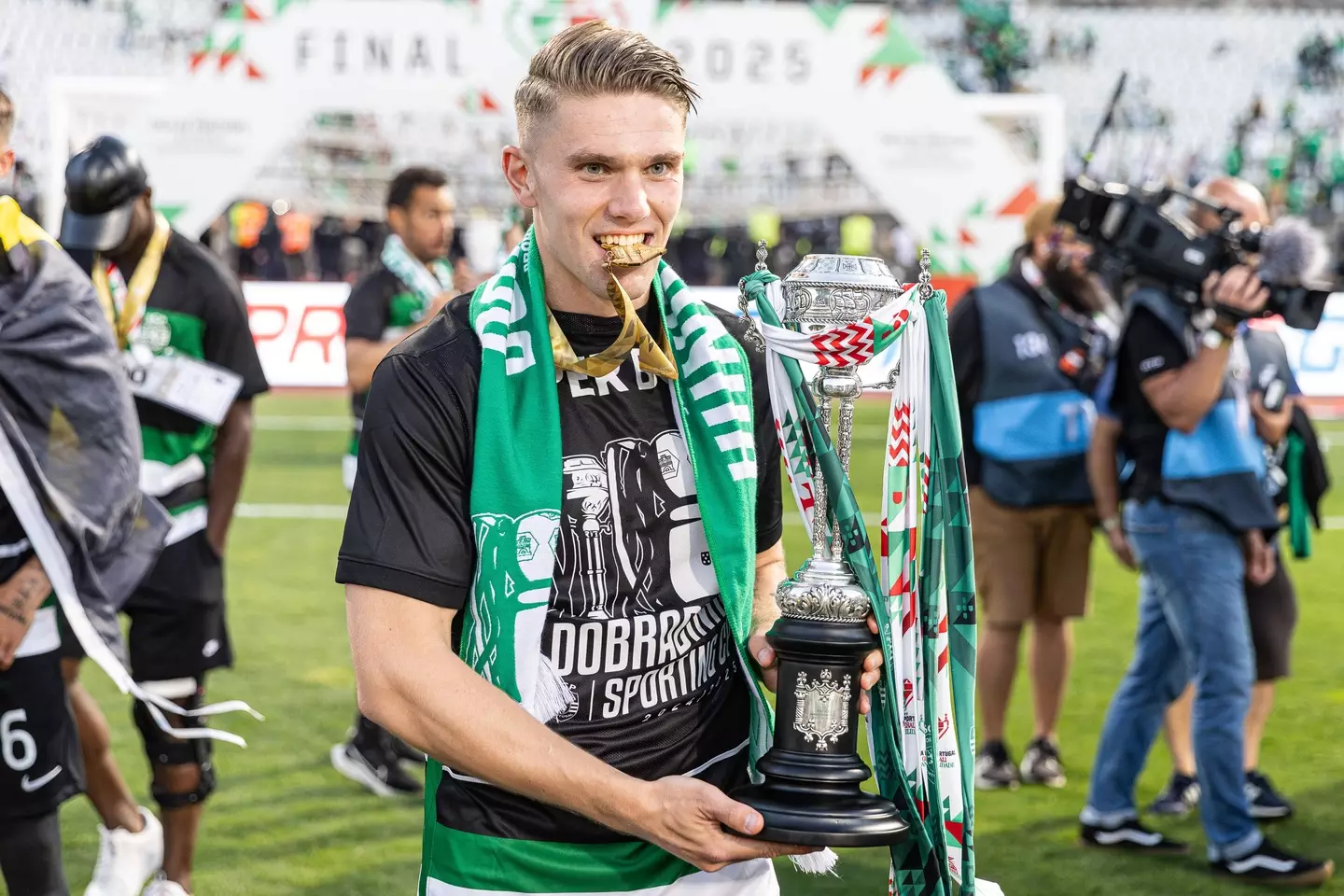 Viktor Gyokeres has been linked with a move to Arsenal. Image: Getty