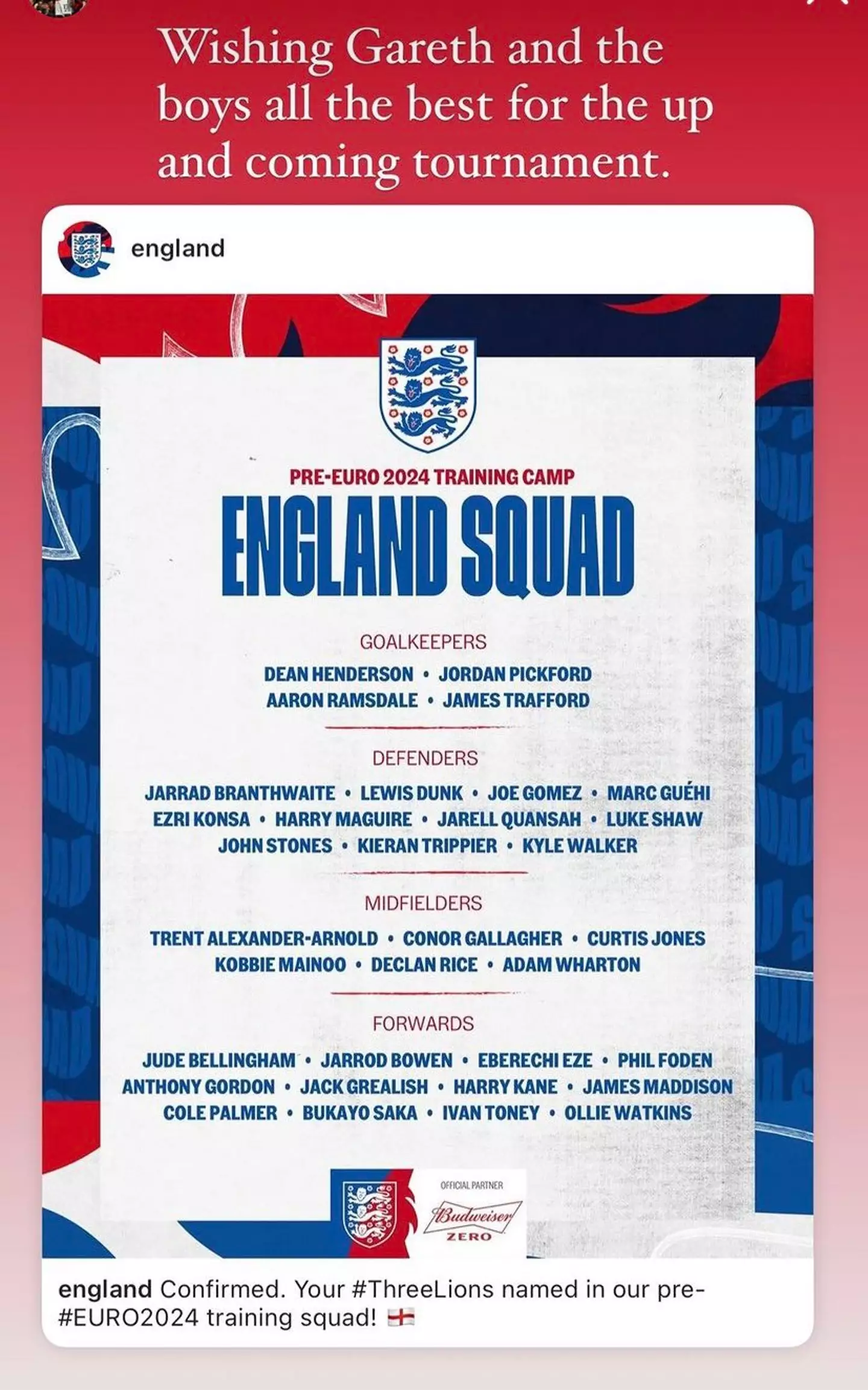 Image: Marcus Rashford/Instagram