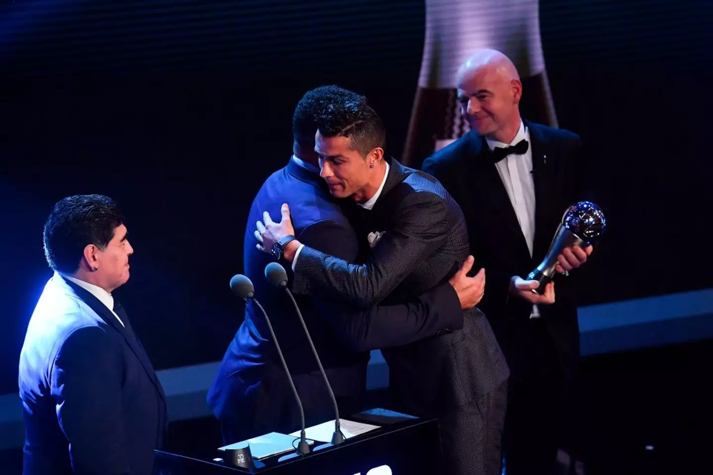 Both Ronaldo's at the FIFA Best- Getty