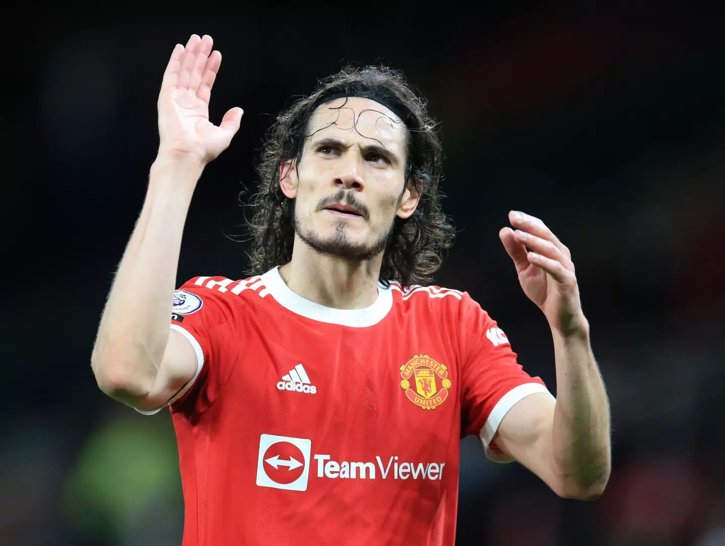 Edinson Cavani is said to be unhappy at Old Trafford (Image: Alamy)