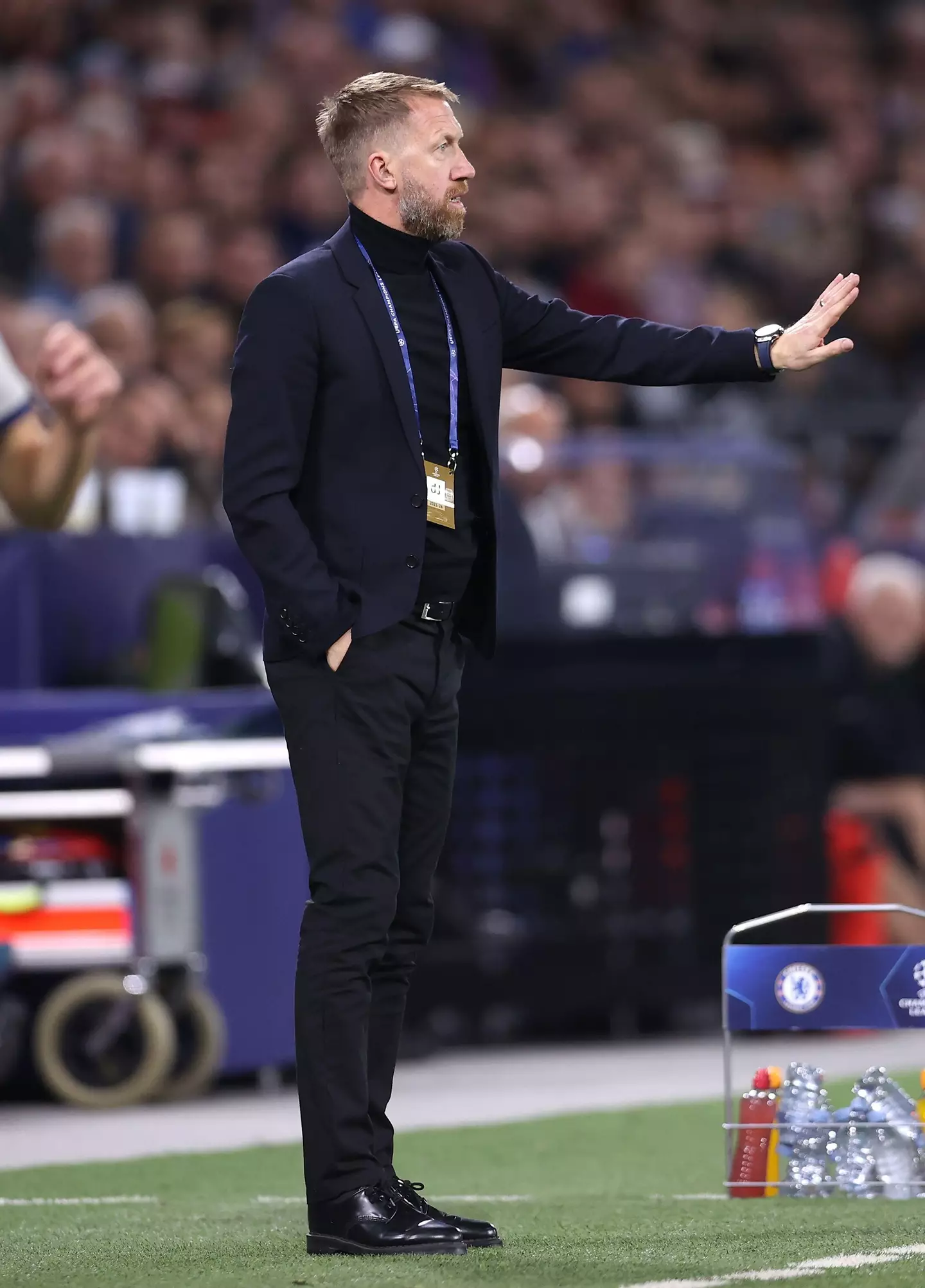 Graham Potter away at FC Salzburg. (Alamy)