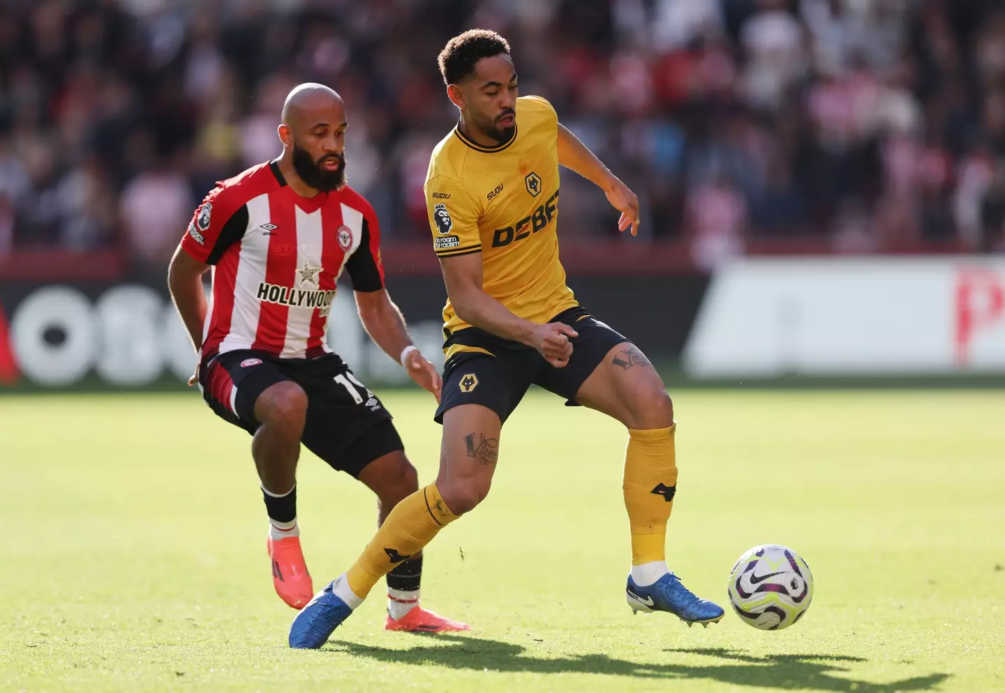 Matheus Cunha and Bryan Mbeumo (Image: Catherine Ivill - AMA / Contributor via Getty)