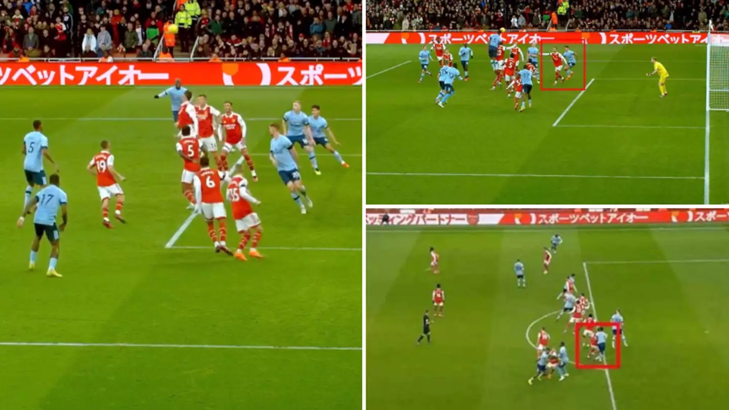 Arsenal fans will be even more annoyed, VAR failed to see another clear offside during Brentford goal because of camera angles