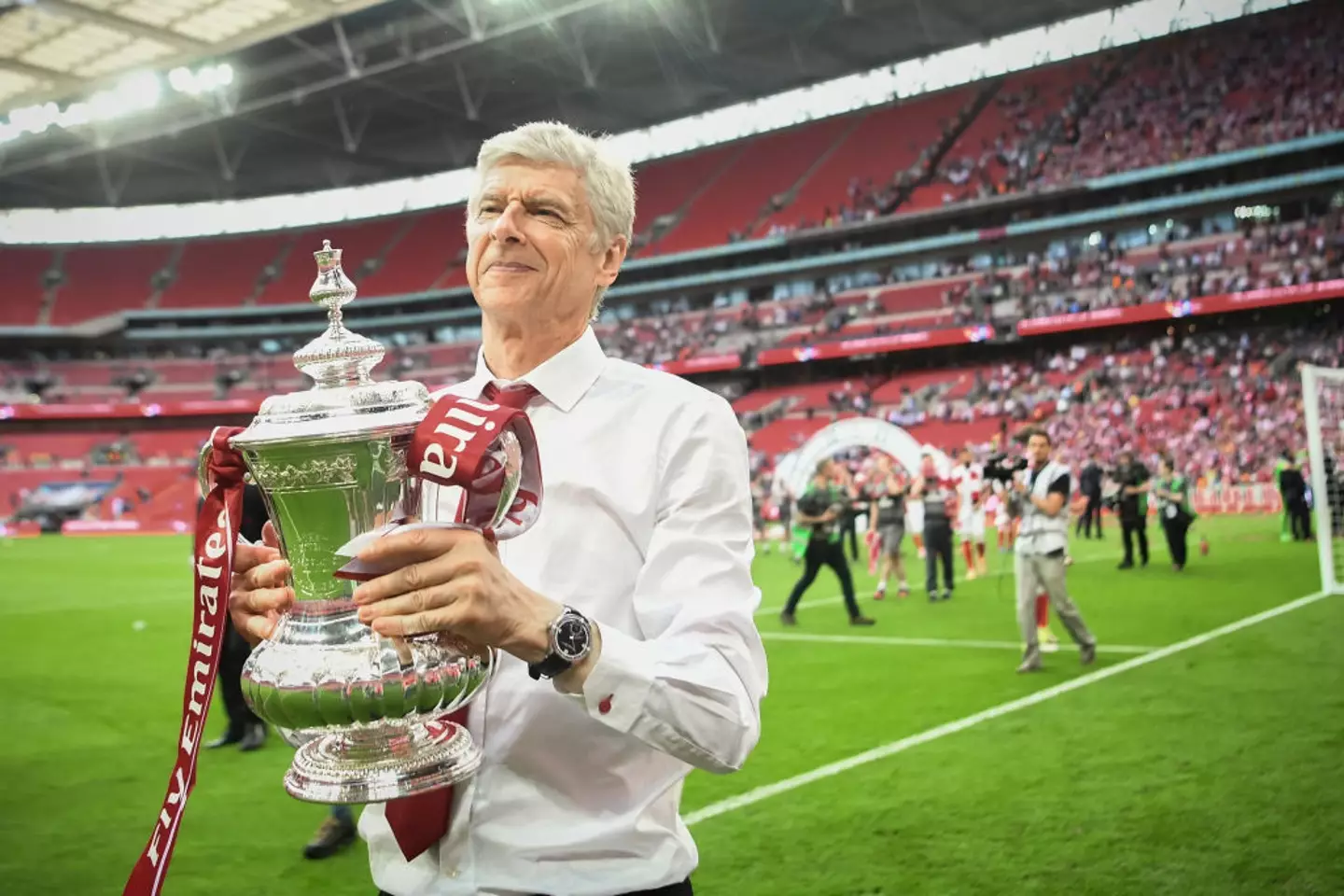 Wenger won a record seventh FA Cup with Arsenal in 2017. (Image: Michael Regan - The FA/The FA via Getty Images)