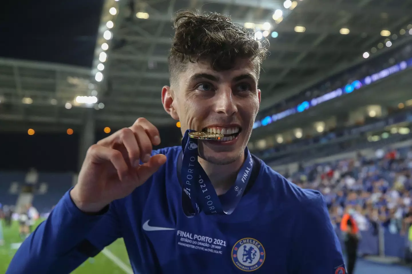 Kai Havertz scored the winner for Chelsea. Image