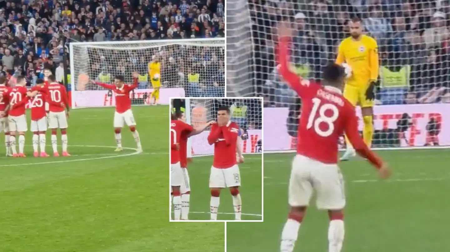 Nobody knows what Casemiro was doing during penalty shoot-out, the footage is incredible