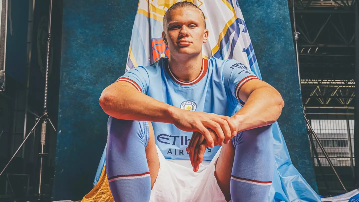 Erling Haaland's transfer to Manchester City (Image: Man City)