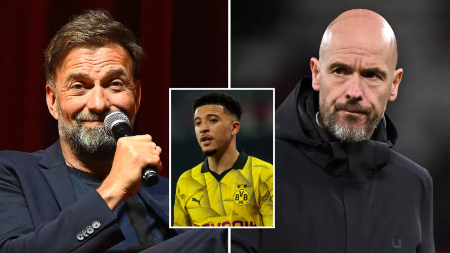 Fans are convinced Jurgen Klopp aimed dig at Erik ten Hag over Jadon Sancho treatment at Man Utd