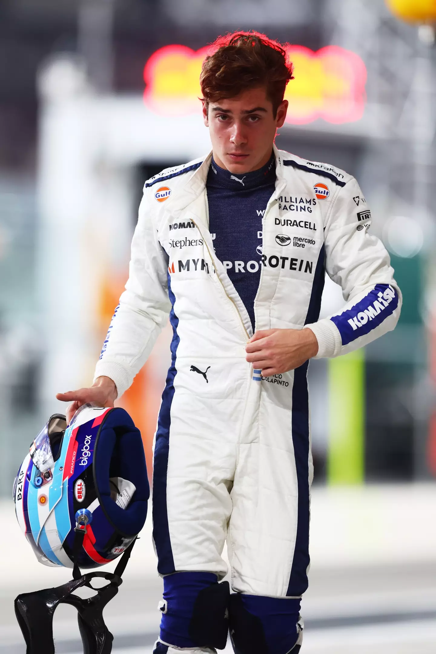 Franco Colapinto racing for Williams in 2024- Getty