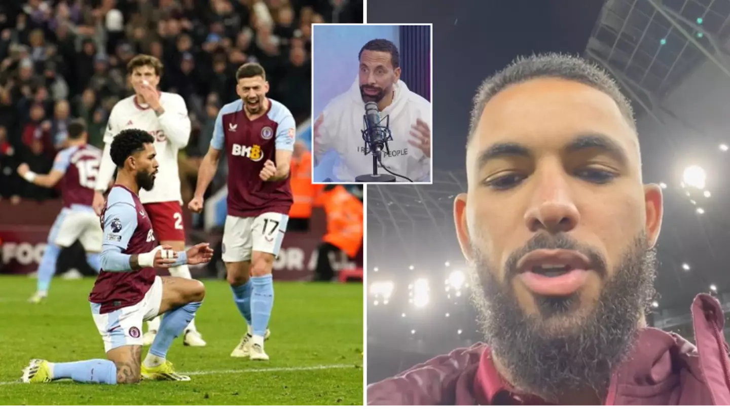 Douglas Luiz fires back at Rio Ferdinand after he mocked him for celebration vs Man Utd, he's explained it