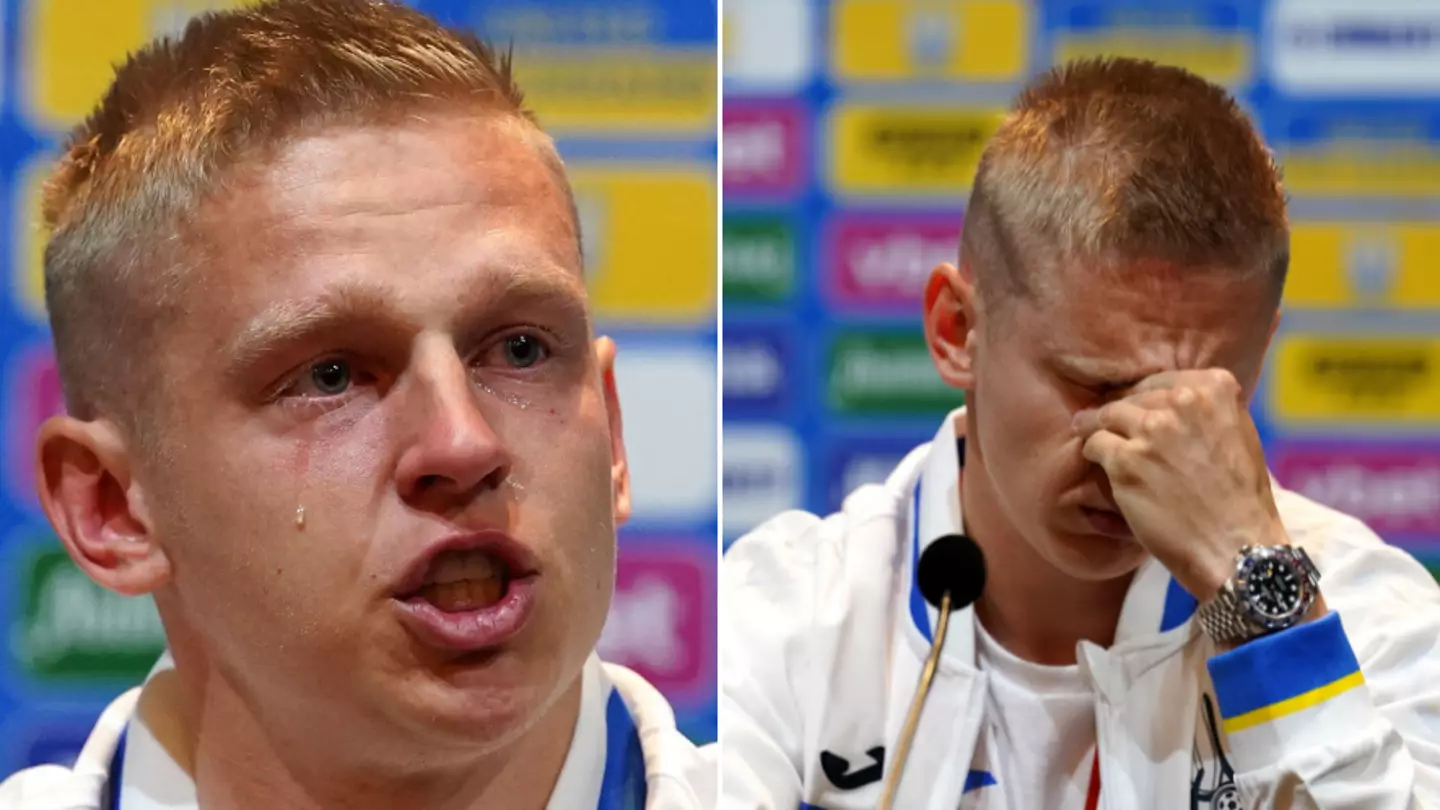 Oleksandr Zinchenko Breaks Down In Tears As He Pleads For The War In Ukraine To Stop