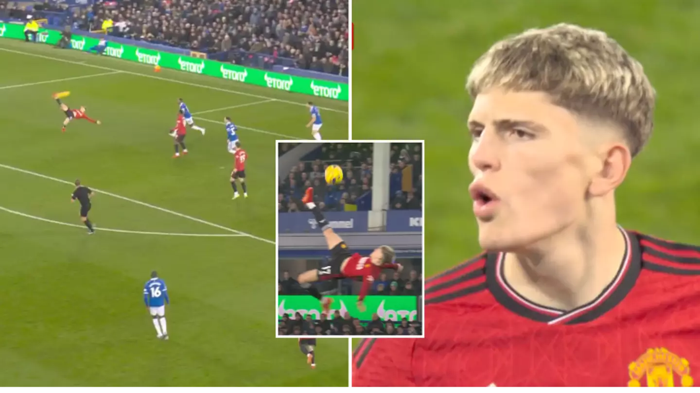 Alejandro Garnacho's overhead kick is even better with Peter Drury commentary, it hits different