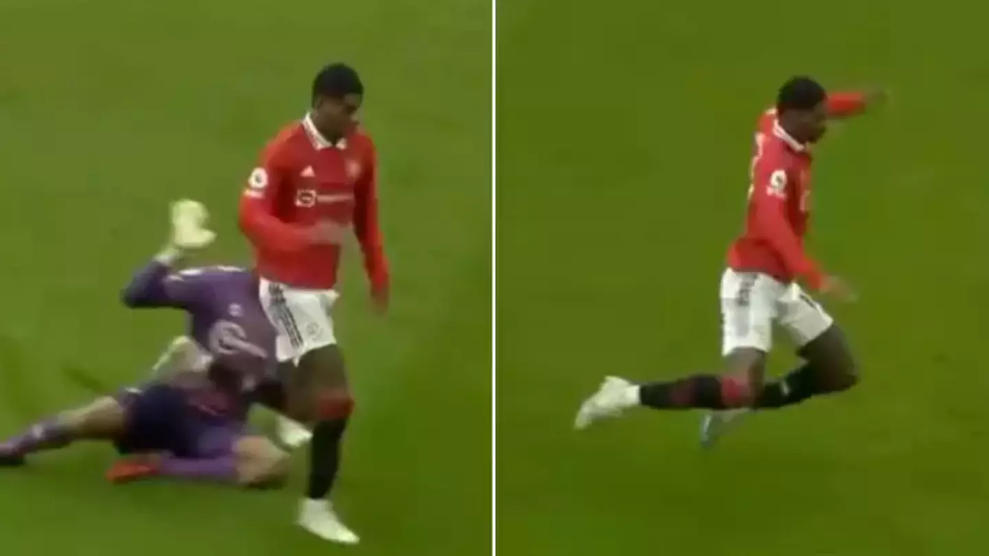 Fans criticise Marcus Rashford for most blatant dive of the season
