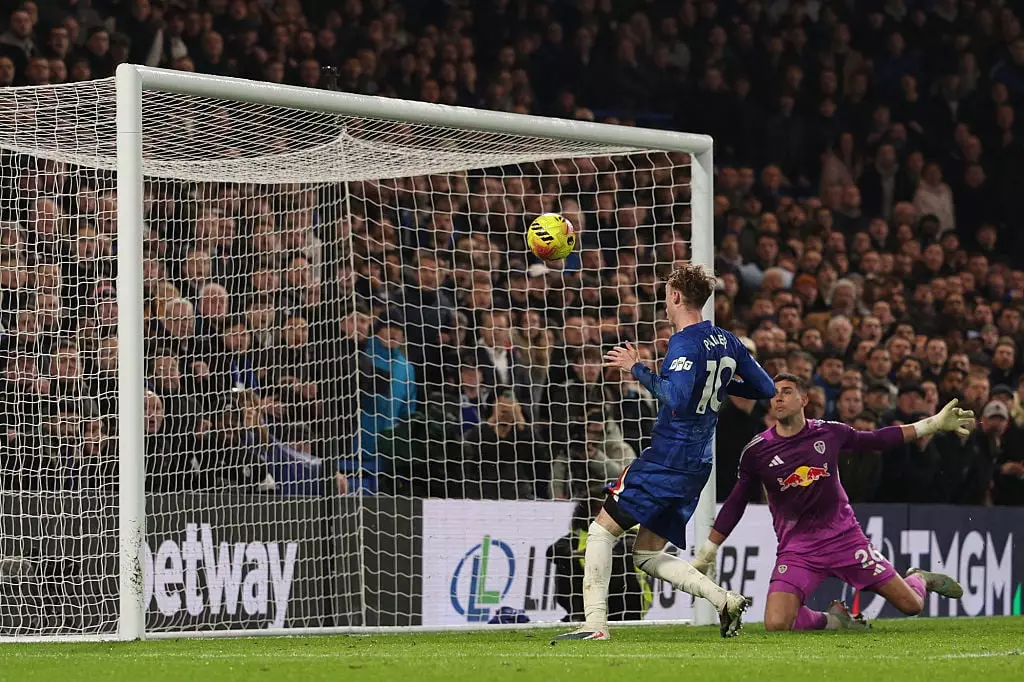 Palmer's mistake against Leeds United could well be the biggest miss of the season. (Image: Adrian Dennis / AFP via Getty Images)