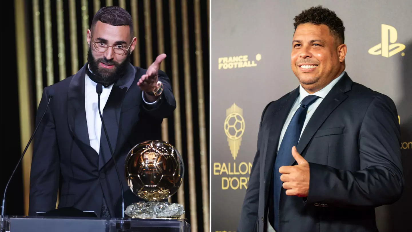 Karim Benzema was fanboying over Ronaldo Nazario after winning the Ballon d’Or