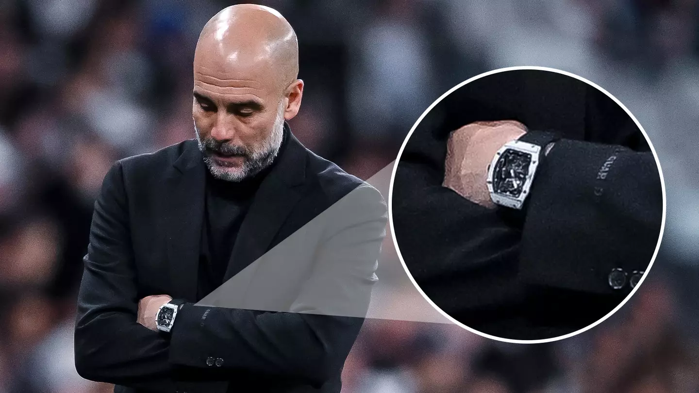 Pep Guardiola wore one of the world's rarest watches during Champions League game and it's worth a fortune