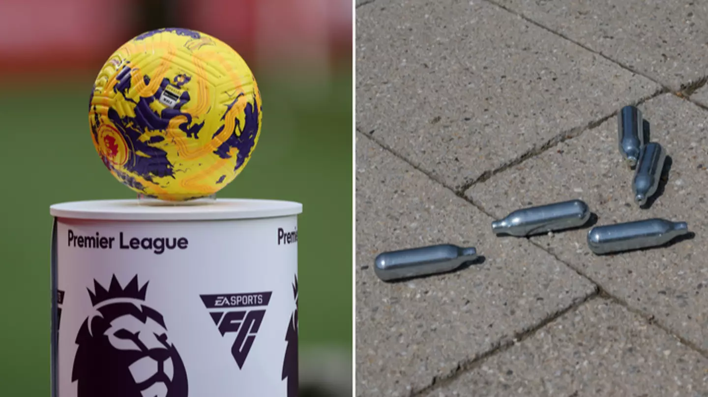 Premier League footballer 'treated by paramedics' after being seen 'surrounded by laughing gas canisters'