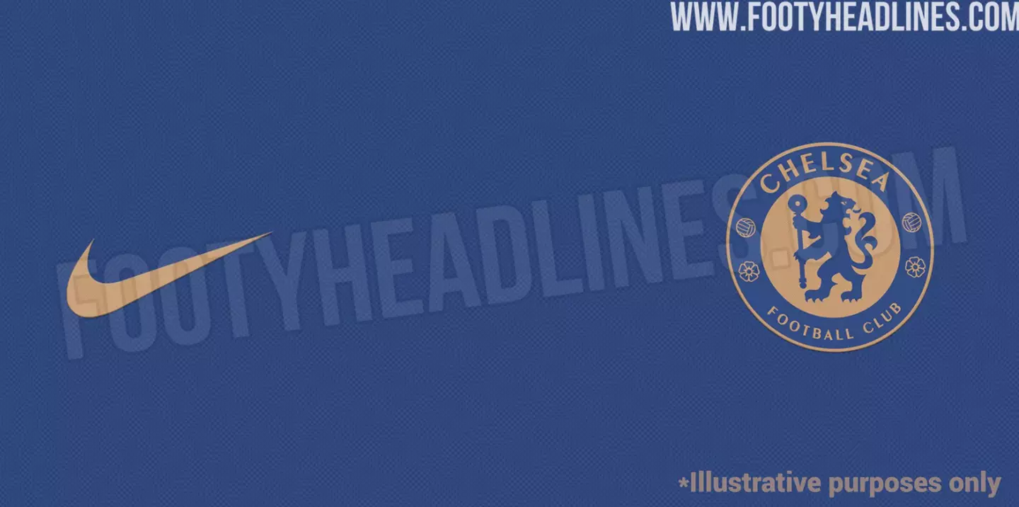 It will be a Blue and Gold colour scheme the 2023/24 Chelsea home kit. (Footy Headlines)