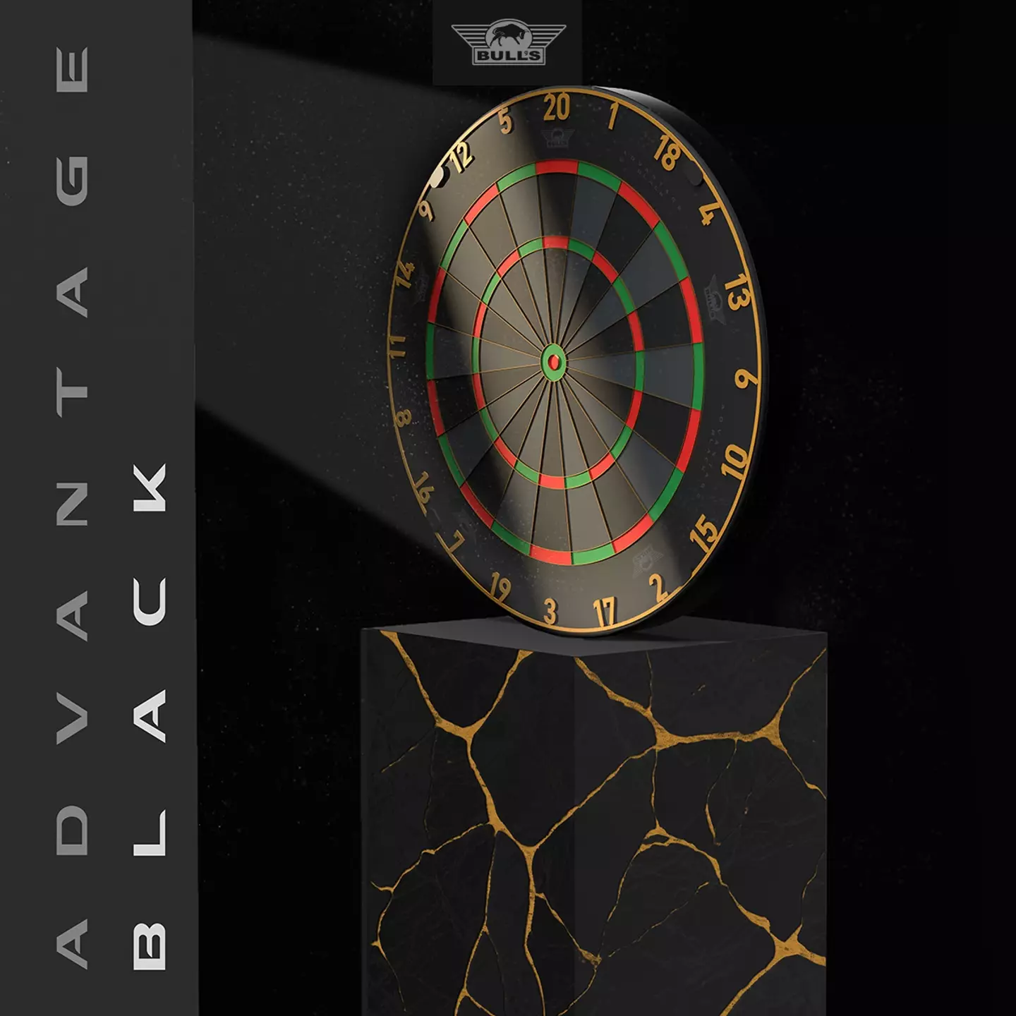The Advantage Black, an officially WDF approved dartboard. Image credit: Bull's Darts NL/X