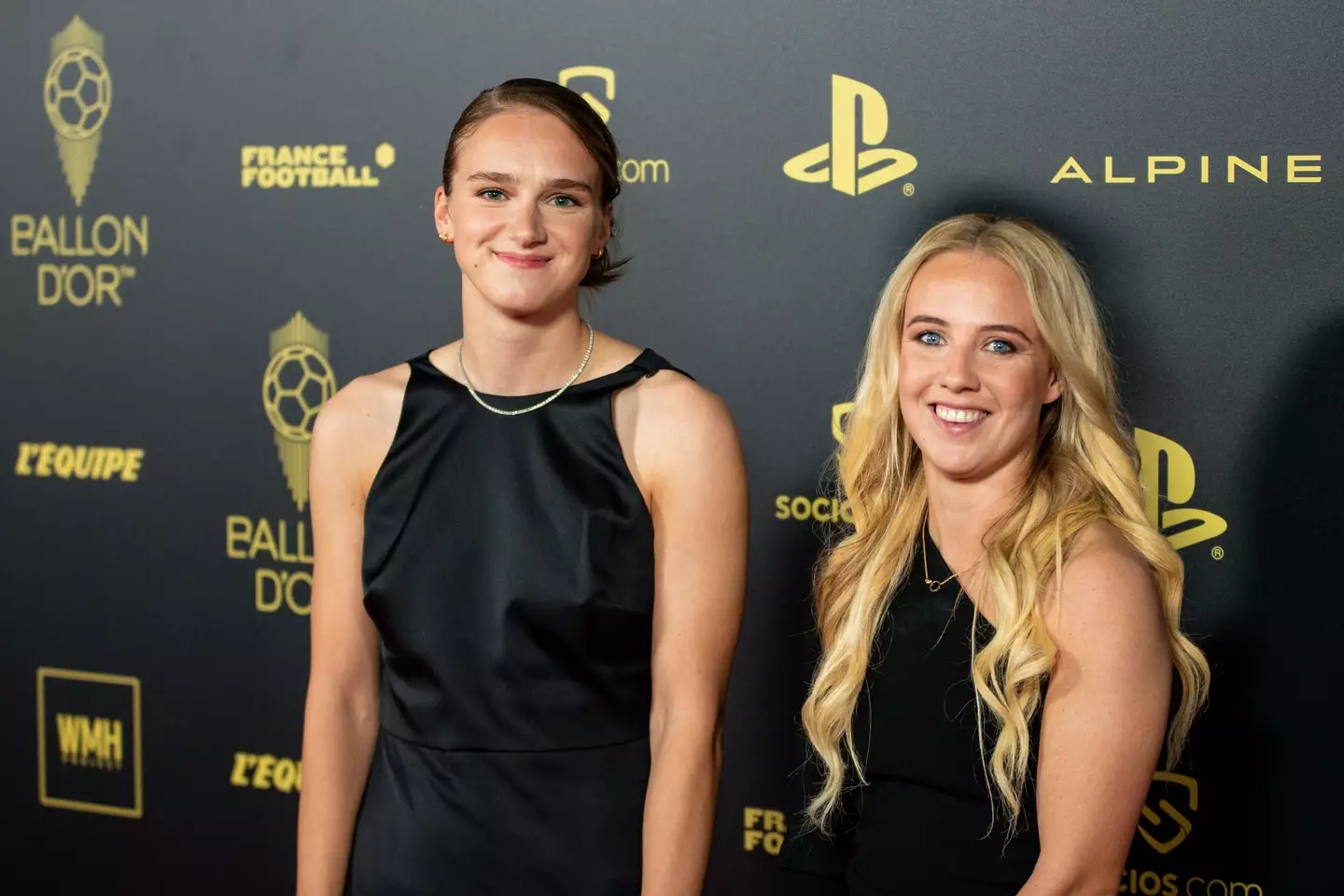 Miedema and Mead at the Ballon d'Or ceremony. (Image
