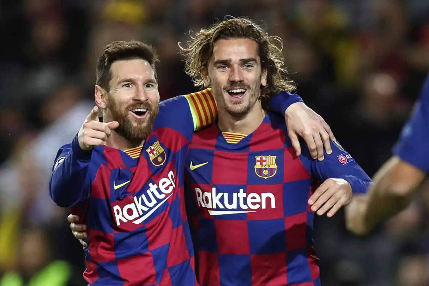 Lionel Messi and Antoine Griezmann were teammates at Barcelona (Credit:Getty)
