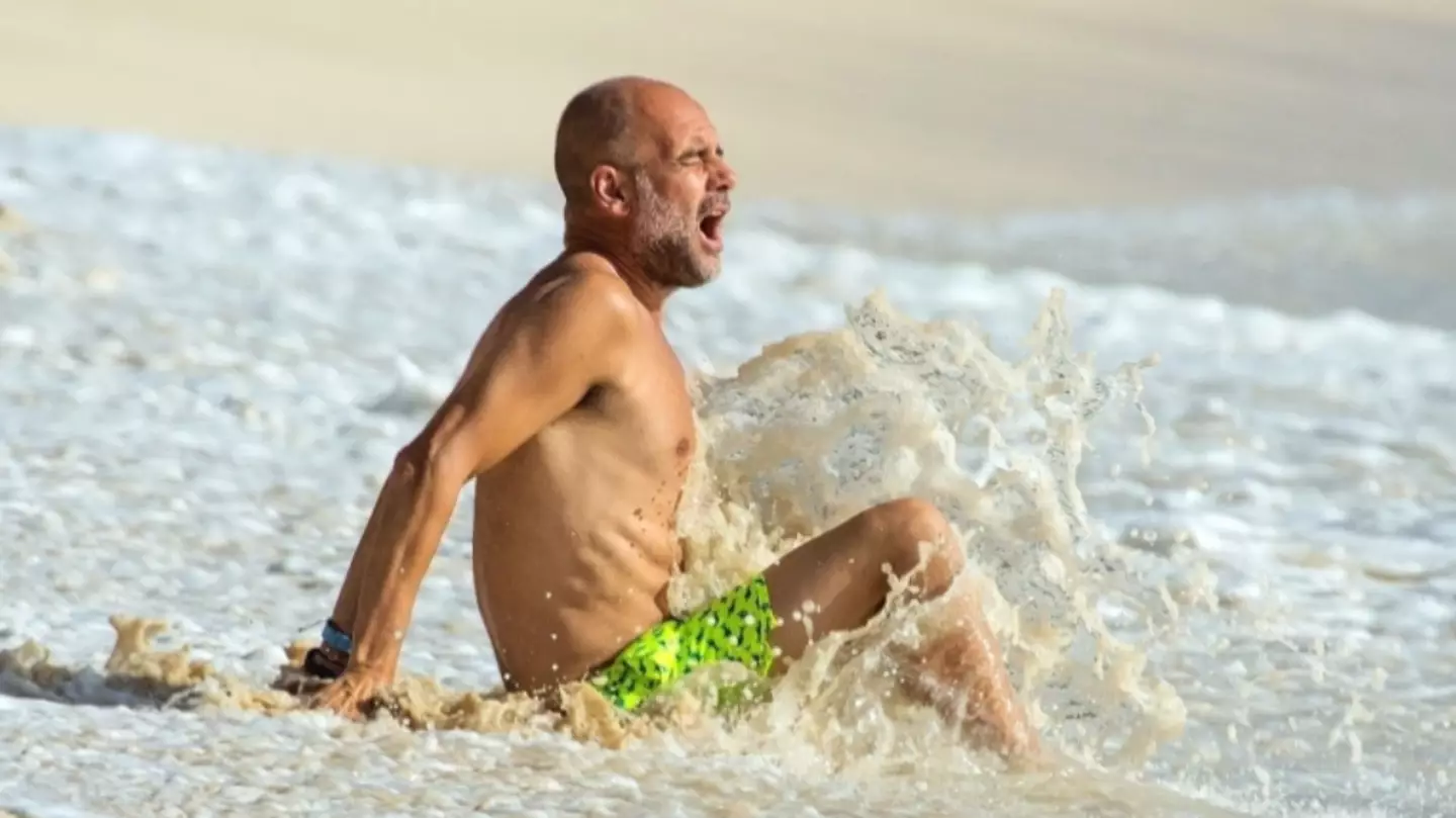 Pep Guardiola Spotted Living It Up In The Sun While On Barbados Holiday