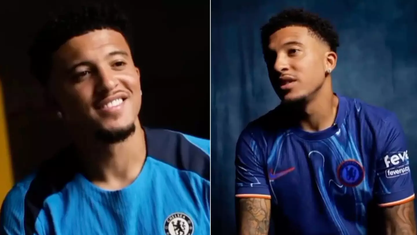 Man Utd fans expose Jadon Sancho 'lie' during his first Chelsea interview