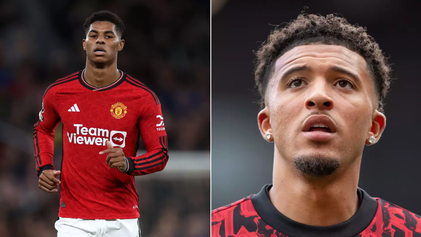 Man Utd fans make Jadon Sancho point as Marcus Rashford spotted 'partying' after Man City defeat