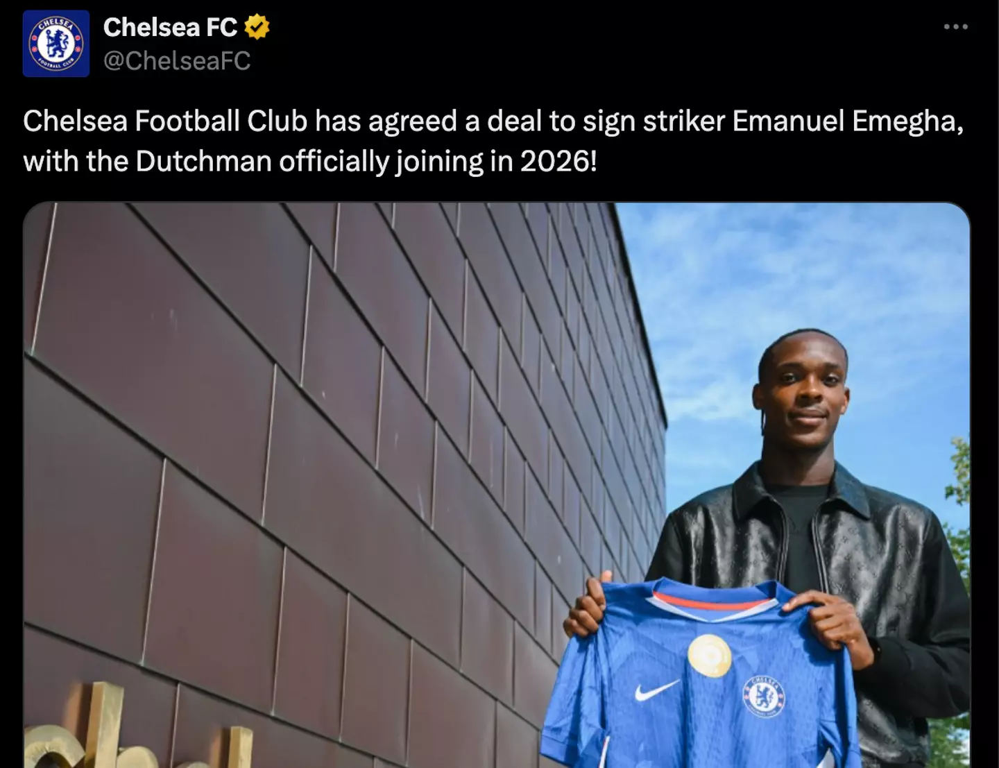 Image: Twitter/@ChelseaFC