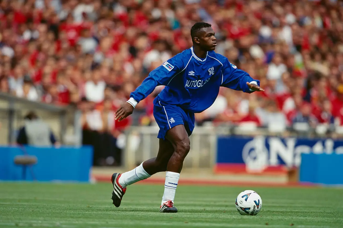 Marcel Desailly played for Chelsea between 1998 and 2004. (Image: Getty)
