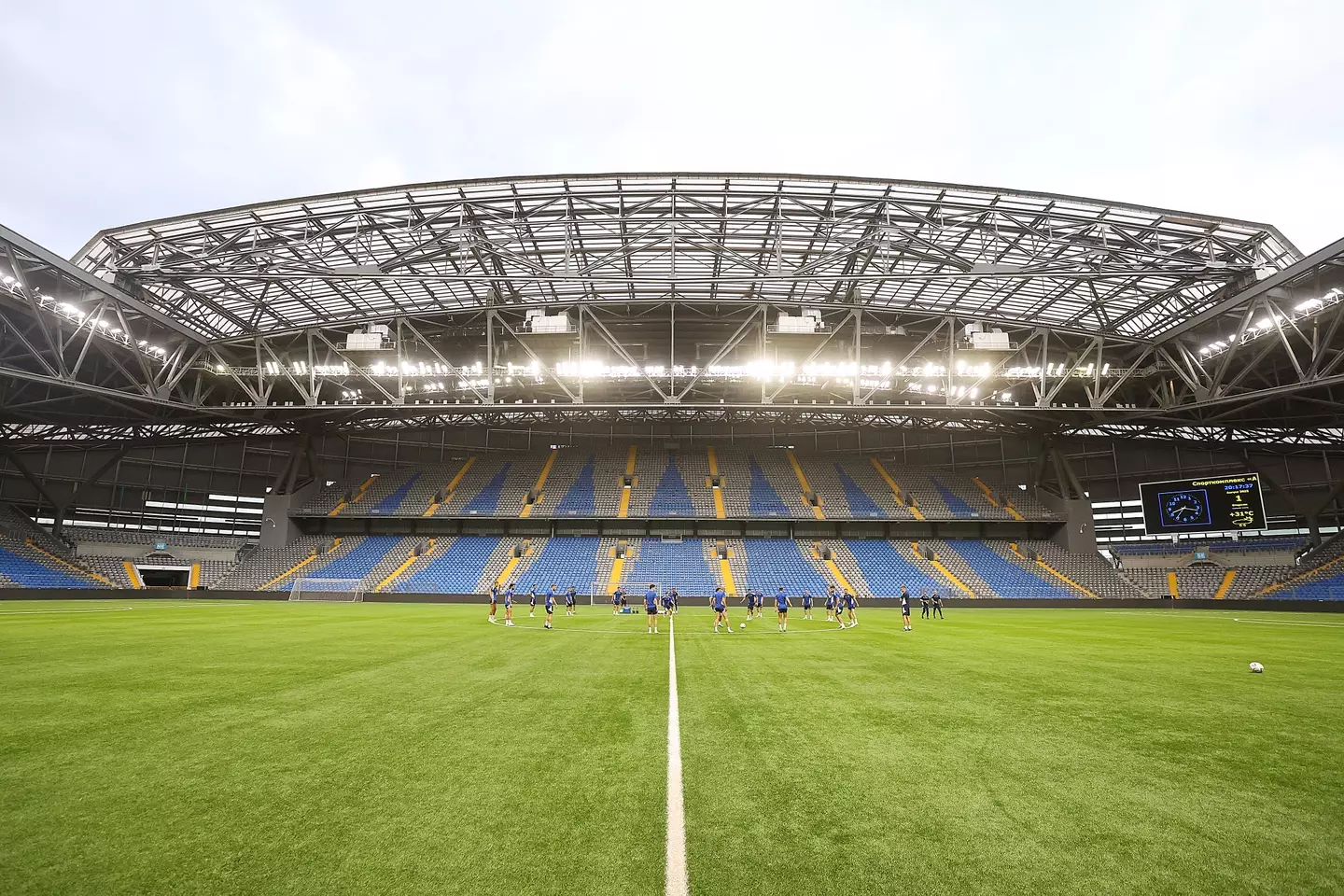 Astana Arena in Kazakhstan. (