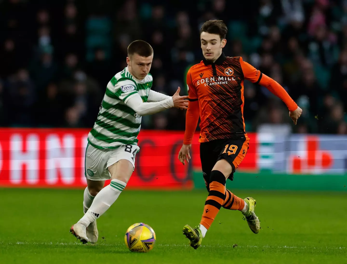 Ben Doak (left) joined Liverpool from Celtic earlier this year (Image: Alamy)