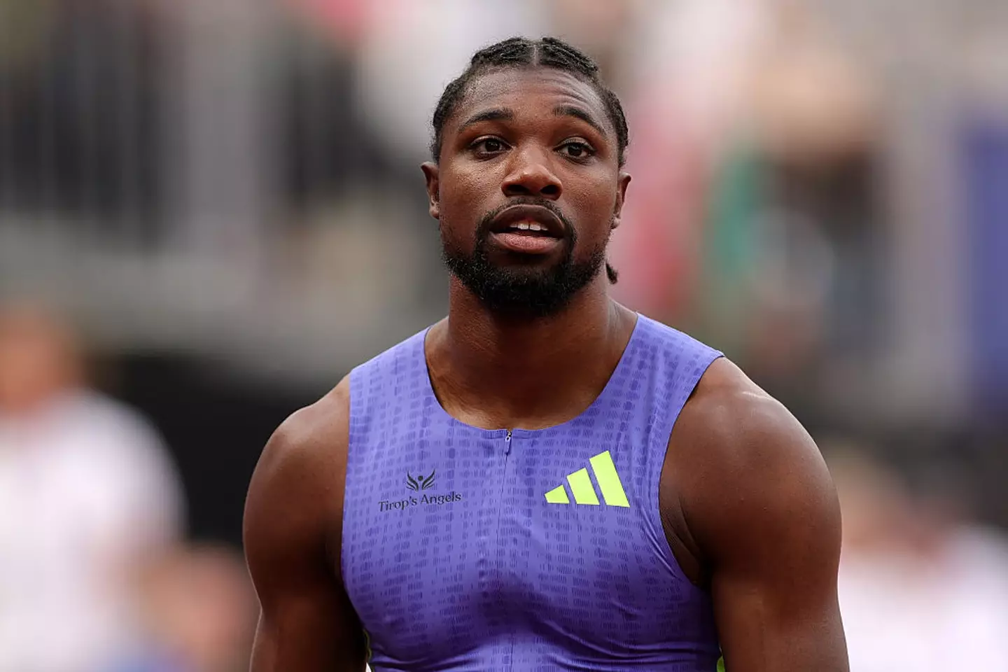 Noah Lyles raced at the 2025 London Diamond League (Credit:Getty)