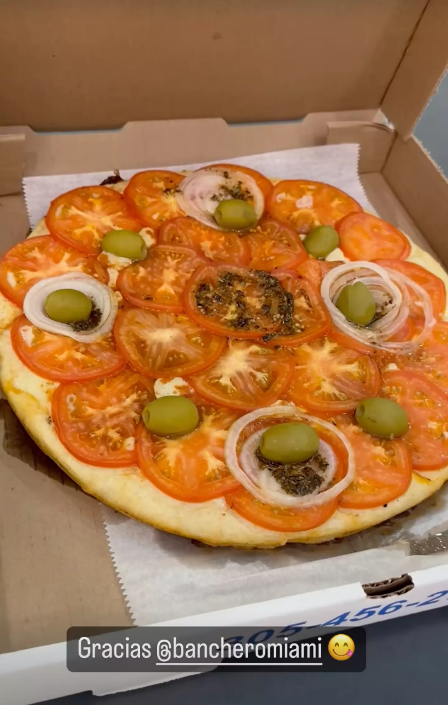 Lionel Messi's pizza order has caught the attention of social media users.