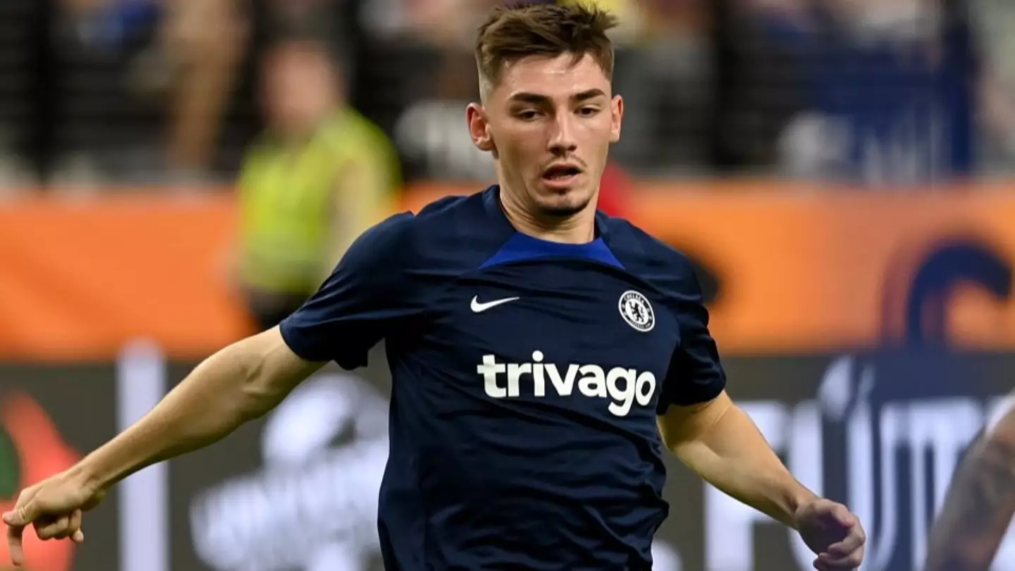 Billy Gilmour training at the Allegiant Stadium in Las Vegas. (Chelsea FC)