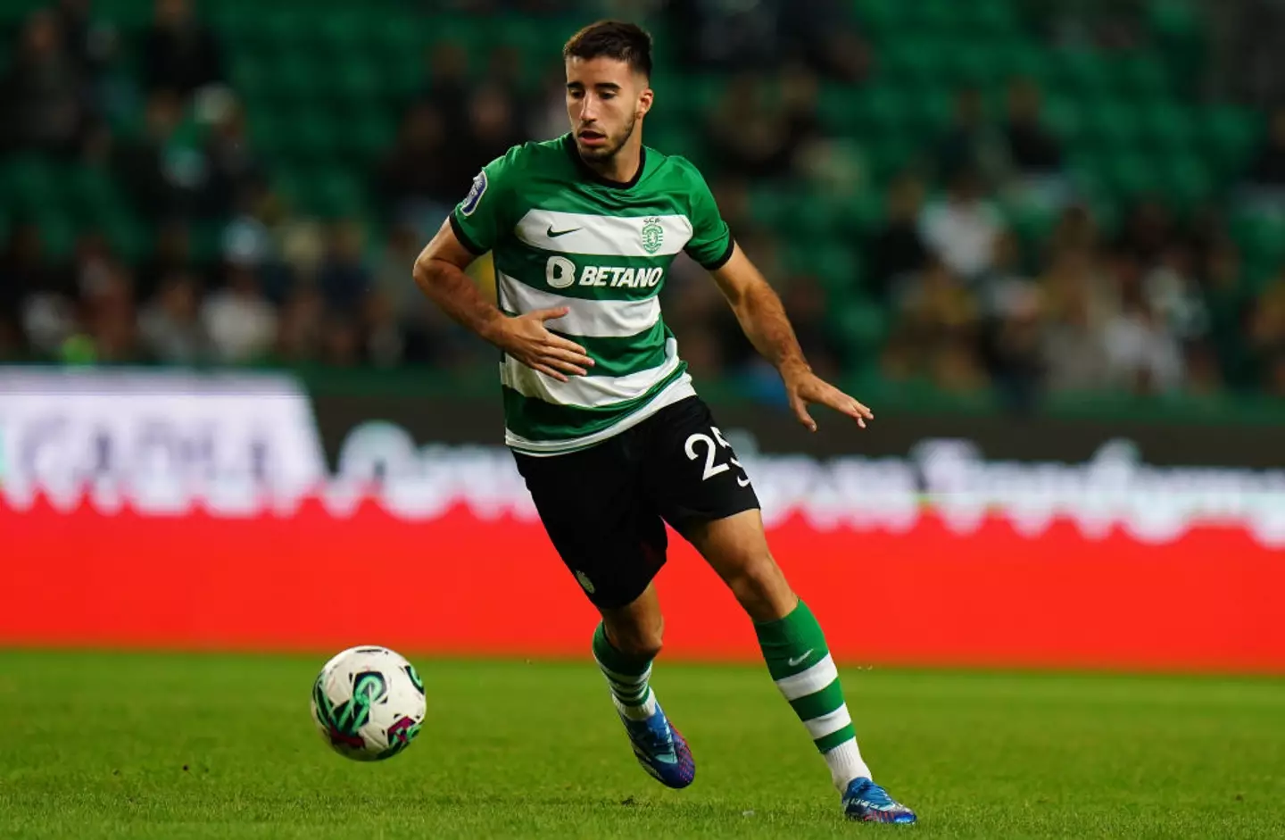 Goncalo Inacio pictured playing for Sporting Lisbon (