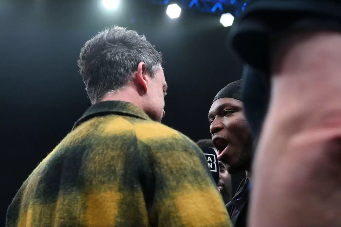 KSI and Wayne Bridge faced off at a Misfits event in January (Image: Getty)