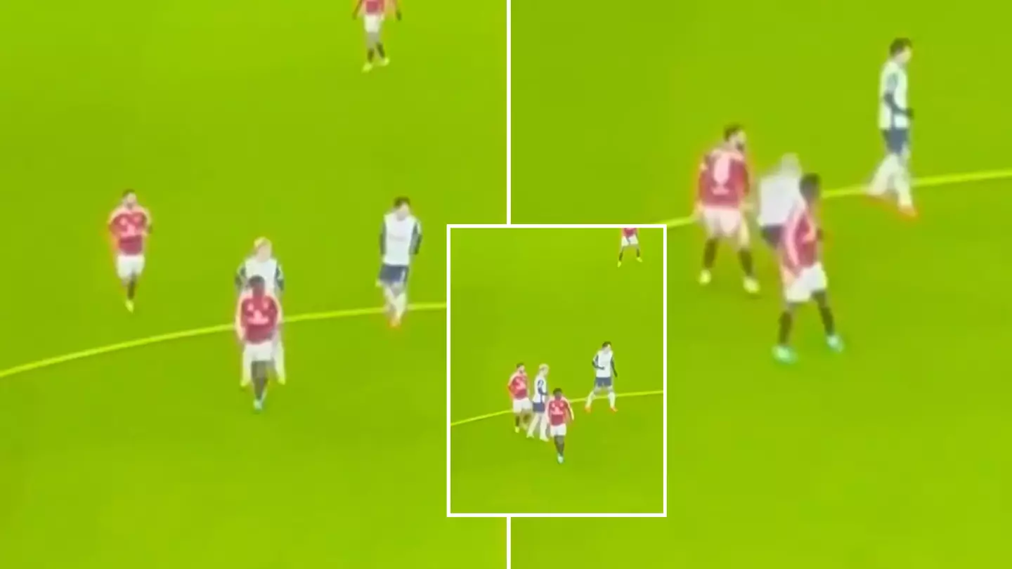 Fans call Bruno Fernandes a 'coward' after spotting what did to 18-year-old Lucas Bergvall during Spurs vs Man Utd