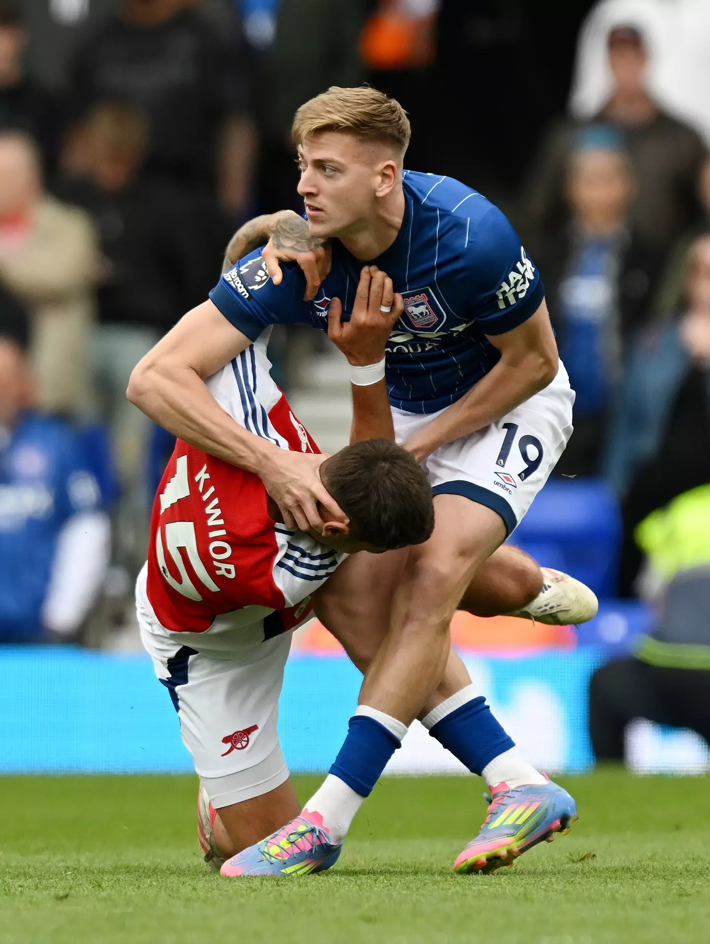 Liam Delap is believed be United's number one target. Image: Getty