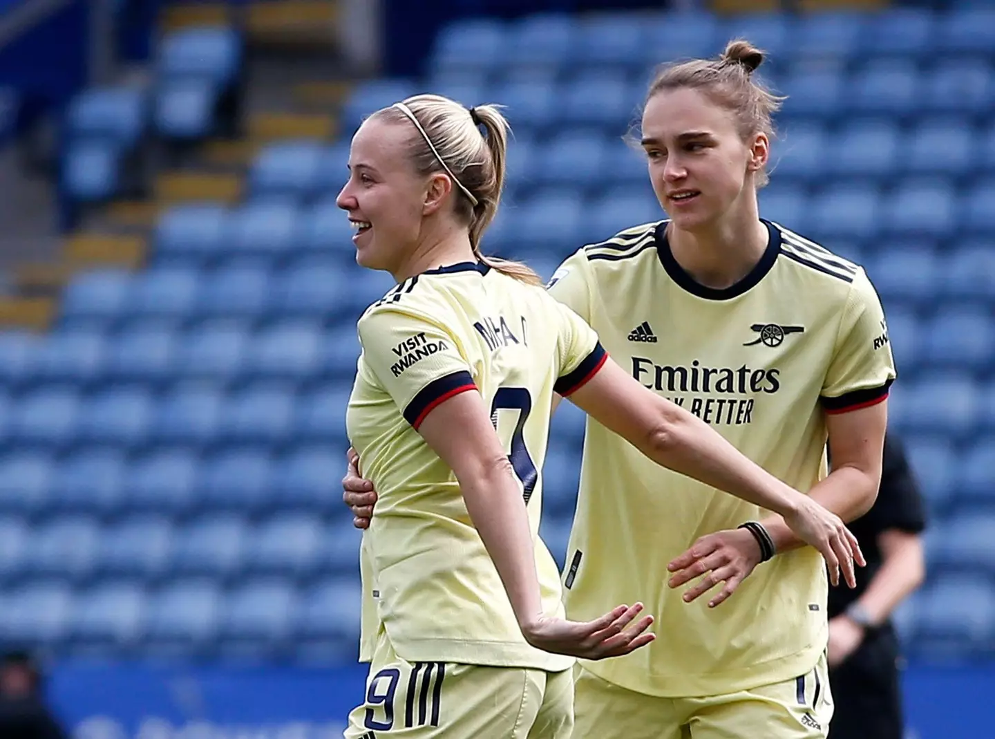 Mead attended the Ballon d'Or ceremony with her girlfriend and Arsenal teammate Vivianne Miedema (Image: Alamy)