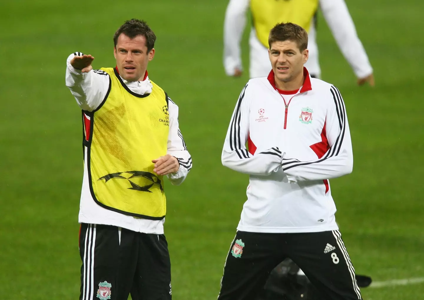 Jamie Carragher and Steven Gerrard both came through Liverpool's youth academy. Image: Getty