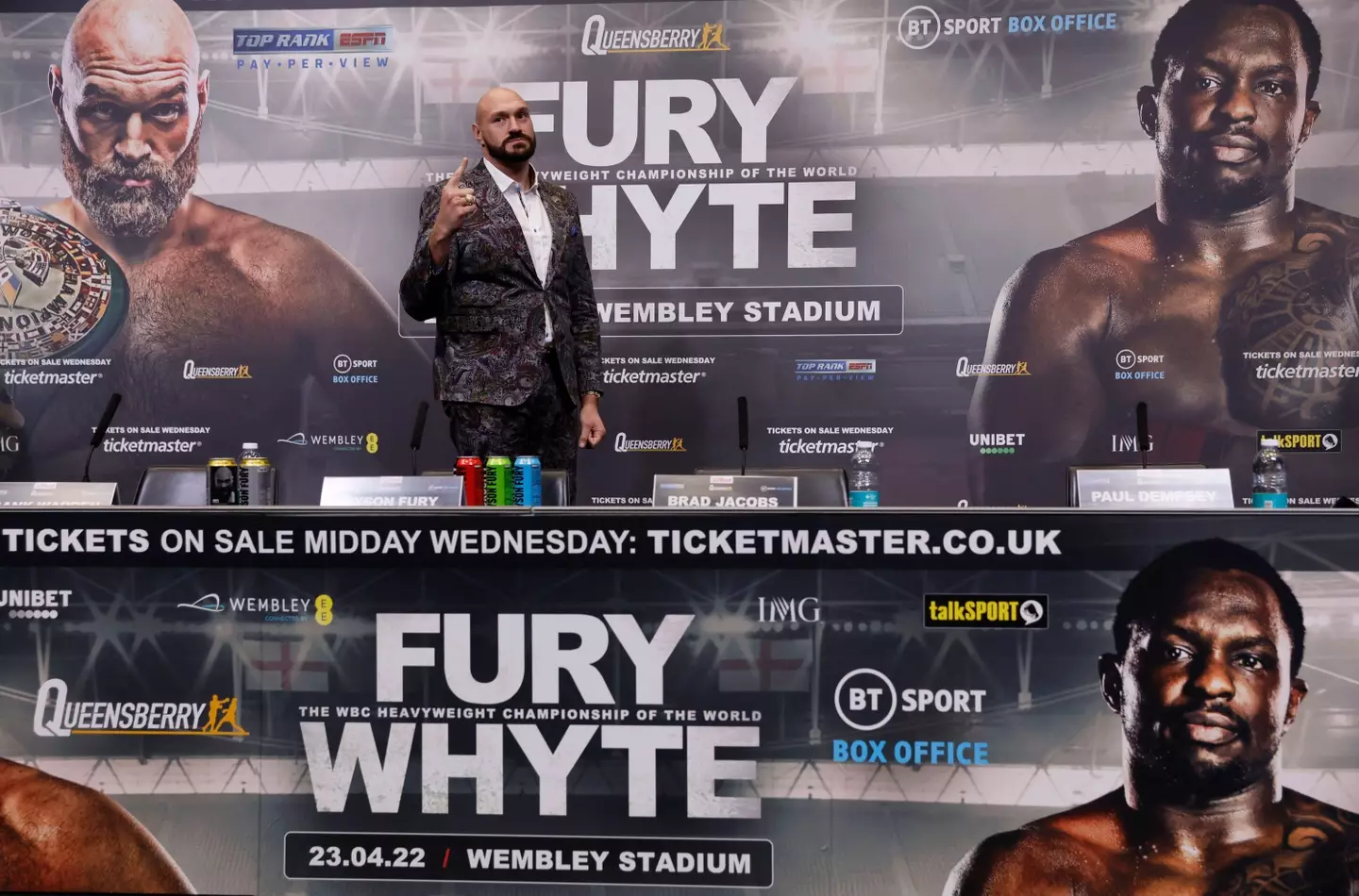 Fury will compete in his first ever world title fight on English soil. Image: PA Images