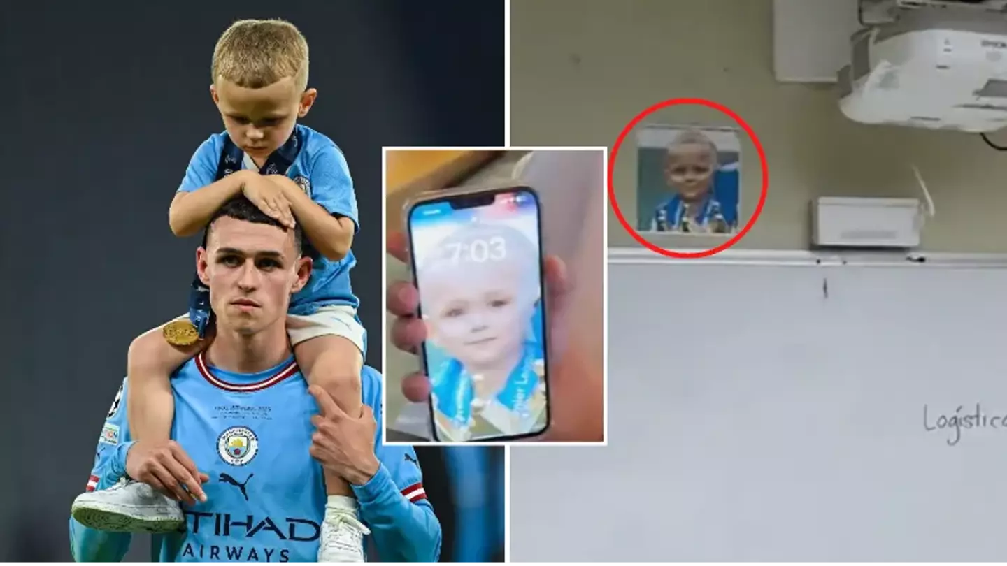 Phil Foden's four-year old son has become a viral sensation in South America