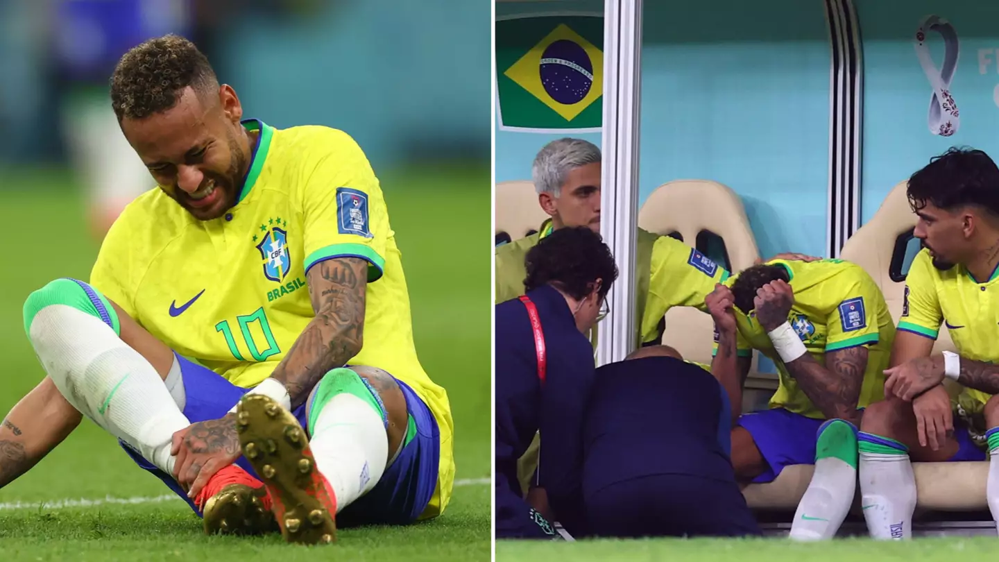 PSG star Neymar ruled out of Brazil’s World Cup matches against Switzerland AND Cameroon due to ankle injury