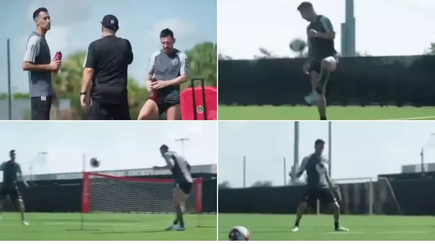 Lionel Messi and Sergio Busquets' Inter Miami training clip goes viral, the standard is insane