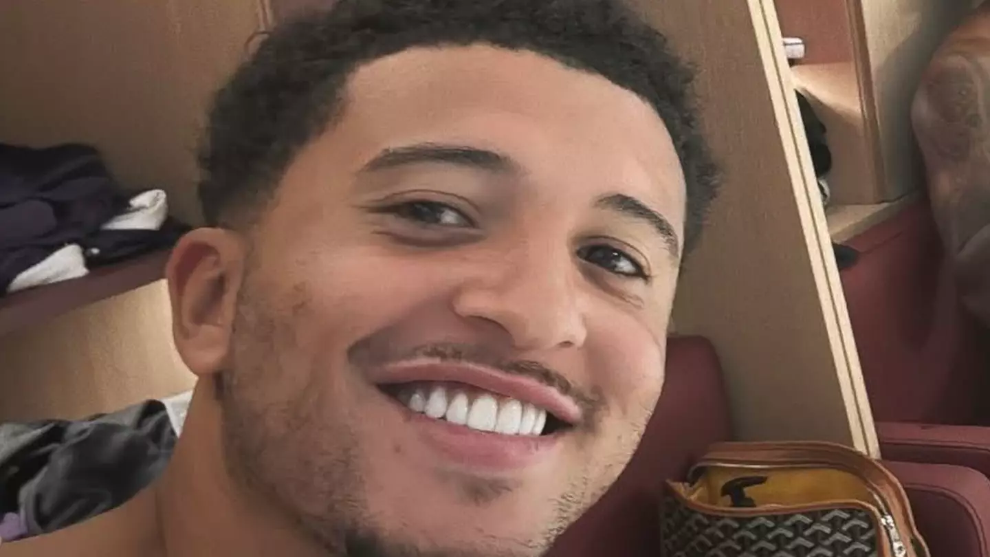 Jadon Sancho shares image of Man Utd 'bomb squad' as surprise player spotted with outcasts