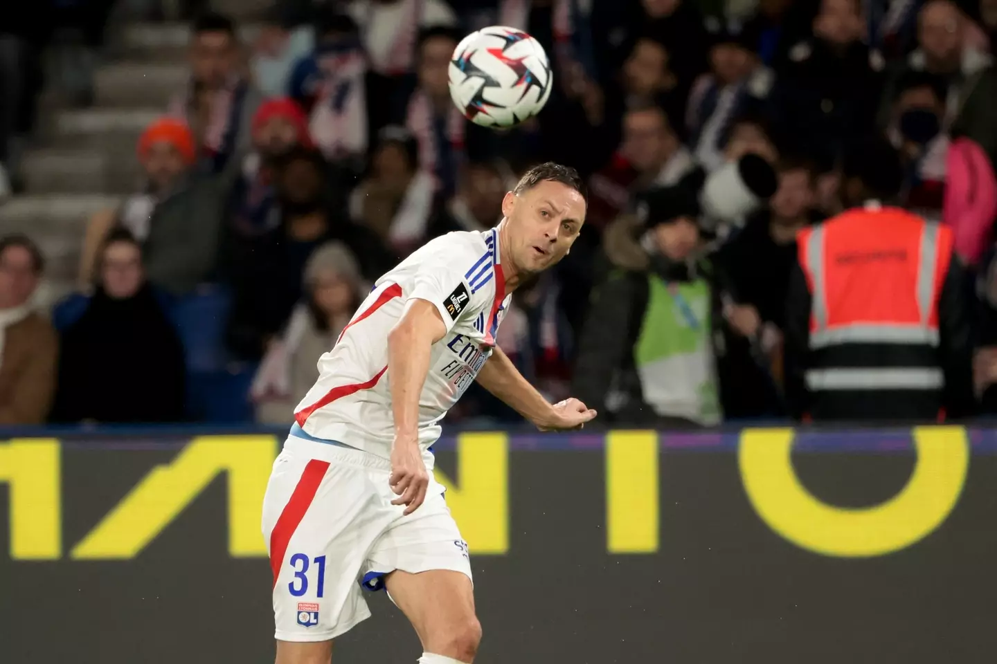 Lyon midfielder Nemanja Matic is a target for Ipswich Town. Image: Getty