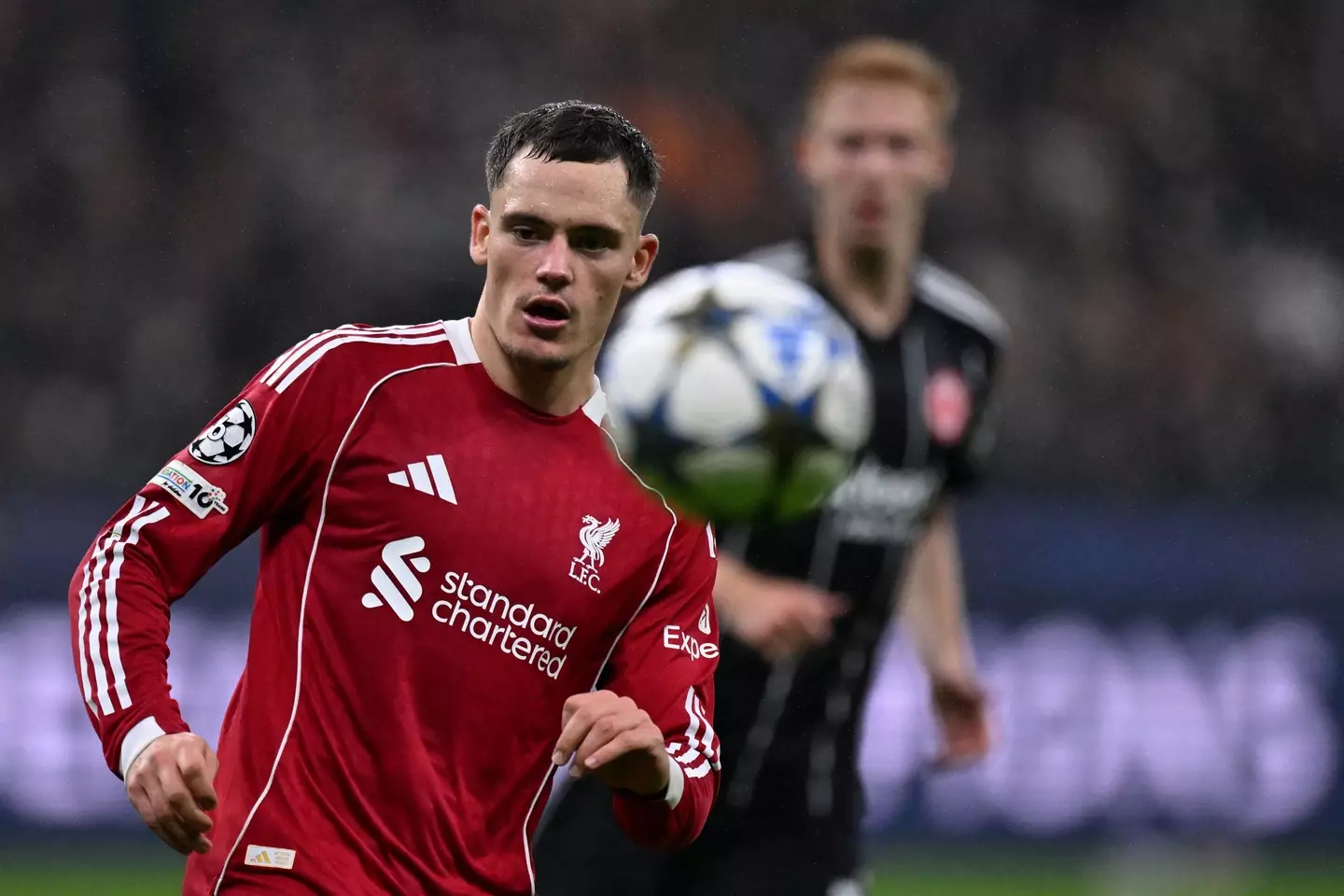 Florian Wirtz in action against Eintracht Frankfurt. Image: Getty