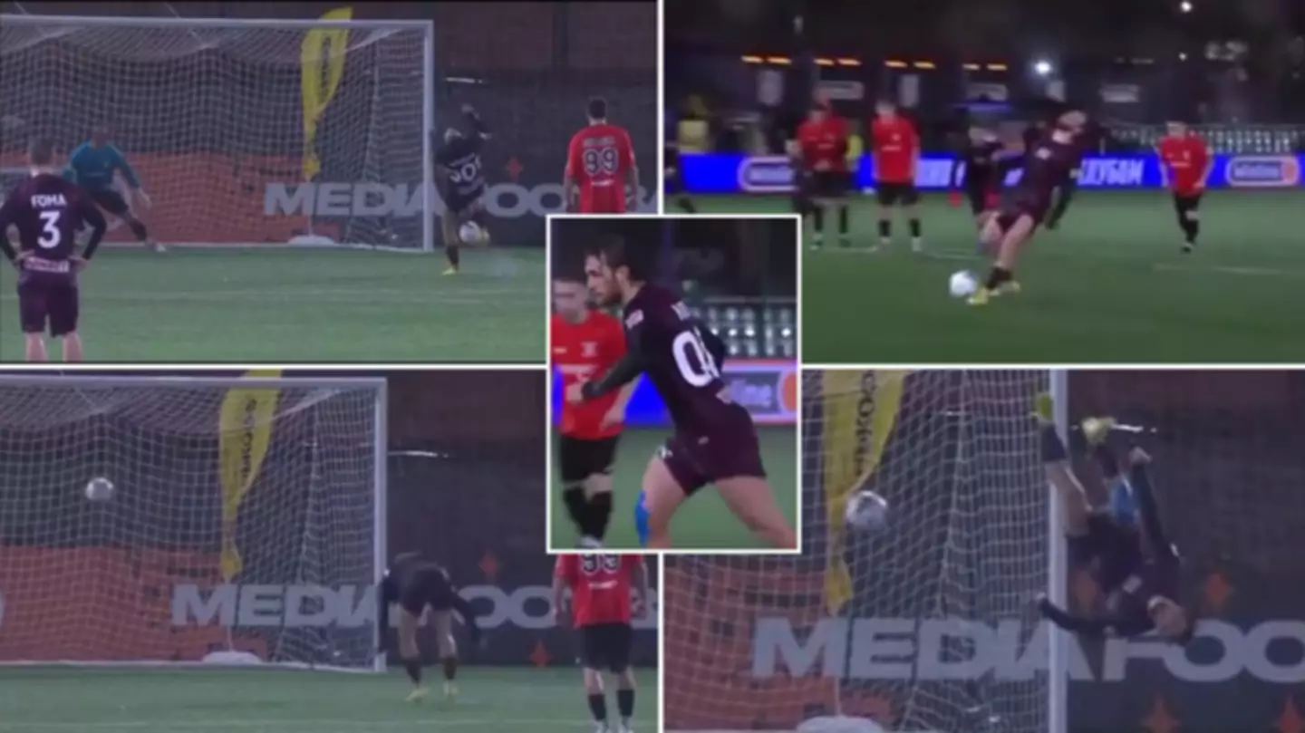 Russian winger Norik Avdalyan scores unbelievable back-flip penalty AGAIN, we've never seen anything like it
